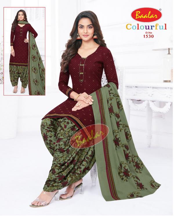 Baalar Colourful Vol-15 Cotton Designer Readymade Suit